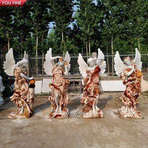 Escultura <span class=keywords><strong>de</strong></span> Ángel Grande y Famosa, <span class=keywords><strong>Estatuas</strong></span> <span class=keywords><strong>de</strong></span> Mármol <span class=keywords><strong>de</strong></span> las Cuatro Estaciones - Product Image 3