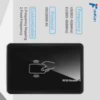 Fonkan — lecteur/graveur de bureau Ultra-mince, Interface USB UHF RFID, pour étiquette intelligente ECP, écriture de données