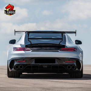 Para <span class=keywords><strong>Mercedes</strong></span> Benz <span class=keywords><strong>Amg</strong></span> GT/<span class=keywords><strong>GTC</strong></span>/GTS, kit de carrocería de fibra de carbono, alerón de parachoques delantero y trasero, guardabarros, faldones laterales - Product Image 3