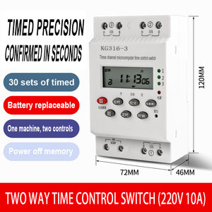 KG316-2 KG316-3 ba mạch 220V Thời gian chuyển mạch hộ gia đình ánh sáng đường phố công nghiệp hẹn giờ chuyển đổi - Product Image 3