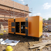 Genset Diesel Weichai 300kw 375kva Tipe Kanopi Kedap Suara untuk Daya Cadangan Industri dan Komersial