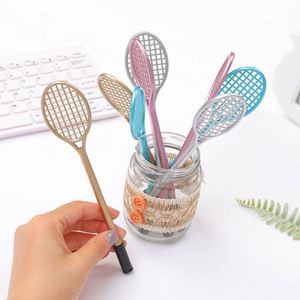 Stylo bille promotionnel personnalisé en plastique, motif raquette de tennis pour enfants, avec logo personnalisé, pointe de 1,0 mm, cadeau jouet - Product Image 2