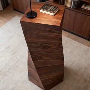 Cassettiera a Sette Cassetti in Noce Nero Nordamericano, Nuovo Stile Cinese con Cassetti Intrecciati, Mobile di Lusso Leggero per Soggiorno e Studio - Product Image 1