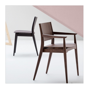 Moderno diseño escandinavo muebles <span class=keywords><strong>para</strong></span> el hogar cuero tapizado <span class=keywords><strong>respaldo</strong></span> madera maciza ocio sillón - Product Image 1