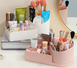 <span class=keywords><strong>Organisateur</strong></span> <span class=keywords><strong>de</strong></span> <span class=keywords><strong>maquillage</strong></span> en plastique PP multifonctionnel durable Porte-stylo <span class=keywords><strong>rotatif</strong></span> Pinceaux cosmétiques Mallette <span class=keywords><strong>de</strong></span> rangement Rectangle <span class=keywords><strong>Organisateur</strong></span> <span class=keywords><strong>de</strong></span> maison - Product Image 3