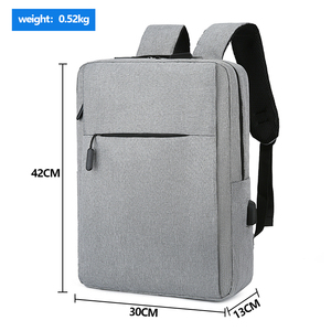 Customized LOGO Cross-border Backpack New Simple USB Charging Backpack for Men Leisure Business <b>Computer</b> <b>Bags</b> Smiggle Backpack - Product Image 6