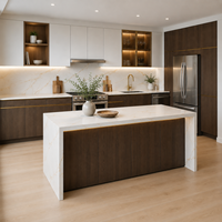 Proyecto de Construcción de Edificios de Apartamentos Multifamiliares, Gabinetes de Cocina de Dos Tonos, Desarrollo de Apartamentos Residenciales al por Mayor