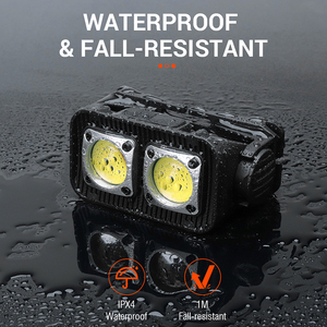 <span class=keywords><strong>Boruit</strong></span> K372 faro LED 600 lúmenes de alta potencia mini faro IPX4 faro impermeable con sensor de movimiento - Product Image 4