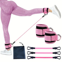 Sangles de cheville en néoprène en cuir personnalisées réglables exercice Fitness sangles de cheville de gymnastique rembourrées pour Machines à câble