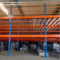 Sistema de Estanterías Metálicas de Alta Resistencia Rocket Rack, Capacidad de Carga de 500 kg/m², Protección Contra la Corrosión, Estantería Industrial Personalizada