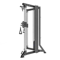 VIGFIT Machine de crossover à câbles, Système à double poulie commercial, Appareil d'entraînement fonctionnel pour salle de sport, Équipement de fitness, Station de crossover multifonctionnelle