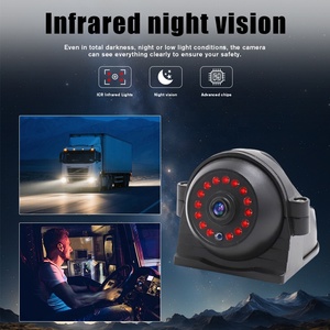 Système de caméra de recul AHD 360° filaire <span class=keywords><strong>pour</strong></span> camion semi-remorque, bus, chariot élévateur, camping-car, remorque minière, excavatrice - Product Image 5