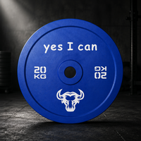 Plaques de poids en acier 2,5-25 kg, plaques de bumper colorées revêtues de PU, fournisseur en gros d'équipements de gym, fitness
