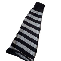 2023 Cool évasé botte chaussettes rayure esthétique Style millénaire tricoté guêtres femme genou jambières