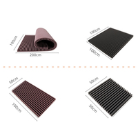 Panneaux Muraux Acoustiques Absorbants en PU, Mousse Polyester Insonorisante pour Salle KTV, 50x50x7cm, Forme Personnalisée, Vente en Gros Usine