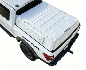 2022 ford F150 raptor Aluminum Alloy Hinged 4WD Offroad Pickup Truck <strong>Bed</strong> <strong>Cover</strong> Caps Lightweight Waterproof Open Sport <strong>Topper</strong> - Product Image 4