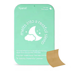 Formule de complément alimentaire végétalien entièrement naturel OEM/ODM pour soutenir la réponse au stress, l'humeur et le sommeil – Bandes orales de mélatonine pour adultes - Product Image 1