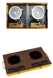 Hot bán đa chức năng Hồng Ngoại Bếp cảm ứng hai đầu đốt điện bếp gốm cảm ứng đung - Product Image 3