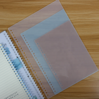 Carnet de notes scolaire/de bureau personnalisé en PP écologique avec couverture givrée pour formats A4/A5/A6 avec feuilles en plastique, marque Canhao, prix d'usine
