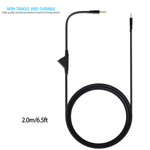 Cable de extensión de audio de 2M para <span class=keywords><strong>Astro</strong></span> A10 A40 <span class=keywords><strong>A30</strong></span>, auriculares para juegos, estéreo de PVC, incluye función de control de volumen para uso en computadora - Product Image 4
