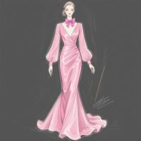 Robe de Soirée Formelle ou Décontractée pour Femme, Col en V, Tendance Luxe, Élégante, Sexy, Mignonne, Personnalisable, pour Fêtes de Noël