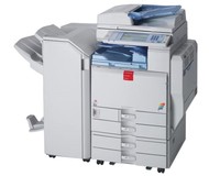 Восстановленный цветной копировальный аппарат Ricoh Aficio MP C5501, 55 стр/мин, А3, многофункциональное устройство (принтер, копир, сканер) для офиса