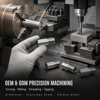 Usinage CNC personnalisé OEM ODM pour pièces métalliques filetées, tournage de précision, fraisage de composants mécaniques non standard