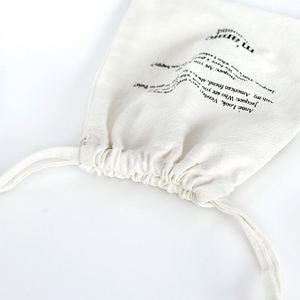 Sacs à cordon en coton et lin personnalisables avec logo, imprimés, écologiques, doux, pour cadeaux – Grande Vente - Product Image 6