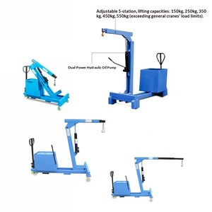Expored Mobile Manual Hydraulic Small Crane 3 2t Folding Manual Hydraulic Single Arm Small Crane - Product Image 5