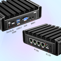 Mini PC Industrial G31 7305 de Bajo Consumo, Router Silencioso sin Ventilador, Todo en Uno, con Sistema Operativo Ubuntu Linux PFsense