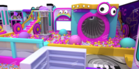 Parc d'aventure interactif Mario pour enfants, design personnalisé, coloré, directement de l'usine, jeux interactifs pour enfants, aire de jeux intérieure pour enfants