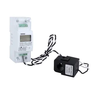 100A clamp CT connect type single phase RS485 smart energy meter MODBUS-RTU kwh meter