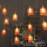 Großhandel Muslimische Islamische Produkte LED Eid Mubarak Ramadan Kareem Laternen Selamat Hari Raya Ramadan Dekorationslichter