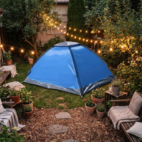Tente de camping automatique JADE PEAK 205, polyester, fibre de verre, une chambre, imperméable, pour 1 à 2 personnes, abri extérieur