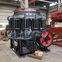 Concasseur à Cône Composé : Prix Compétitif, Machine de Concassage de Minerai de Cuivre et de Fer, Haute Productivité, Moteur Hydraulique DC, Engrenage
