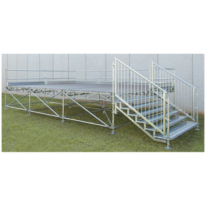 CETA Brand Customizable Height Adjustable Durable Metal Base Plates Made in Italy All Seasons Outdoor Concert Stage - Product Image 1