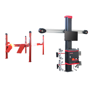 Elevador Hidráulico para Estacionamiento de Autos CHENTUO CT609 4T/5T, Construcción de Acero de Cuatro Postes, Capacidad de Elevación de 4000 kg, Elevador de Tijera con Cilindro - Product Image 1