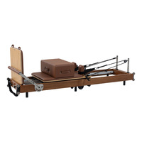 Oak Folding Pilates Reformer Core Bed Multi-Functional Training Bench Garansi 3 Tahun untuk Home Gym Yoga Studio Pusat Kebugaran