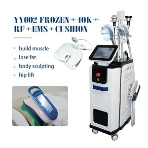 Appareil professionnel de cryolipolyse 360 avec congélation des graisses, radiofréquence 40K, EMS et coussin pour le remodelage corporel - Product Image 5