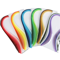 Lot de 120 bandes de quilling en papier de haute qualité de 3 mm, 6 séries de couleurs dégradées, 540 mm de long, pour l'art, le bricolage et l'artisanat, 36 couleurs, marque JY