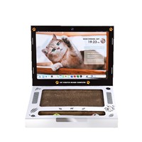 Griffoir pour chat en forme d'ordinateur portable, design console de jeu, style ordinateur, créatif, tendance, durable