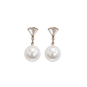 Boucles d'oreilles à clip pour femmes, style Song Yuqi, petites boucles d'oreilles en perles, nouvelle mode automne hiver 2021, INS - Product Image 5