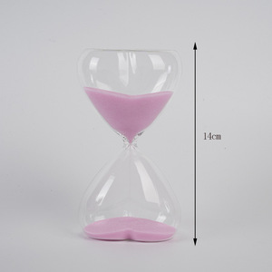<span class=keywords><strong>Sablier</strong></span> en verre en forme de cœur <span class=keywords><strong>pour</strong></span> la cuisine, le brossage des <span class=keywords><strong>dents</strong></span>, l'enseignement scolaire - Product Image 3