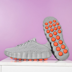 Zapatos deportivos de masaje para <span class=keywords><strong>hombre</strong></span>, zapatillas transpirables para caminar, calzado de recuperación con acupresión, amortiguación ligera, zapatillas antideslizantes - Product Image 6