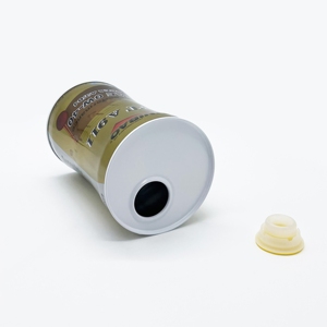 Bidon en fer blanc vide de 1 litre de forme spéciale, impression offset, pour stockage d'huile moteur et de liquide de frein, surface laquée, logo personnalisé - Product Image 2