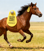 Traceur auriculaire multi-protocoles LoRa GPS avec podomètre, détection de température et d'humidité et positionnement en temps réel pour chameaux