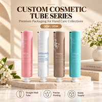 Tubes d'emballage pour crème pour les mains en aluminium recyclé mat et plastique, compressibles, 10g, avec bouchon à vis, impression UV, logo personnalisé, 12,7-35mm