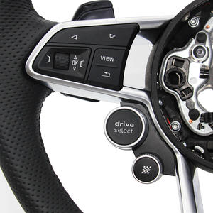 Volant personnalisé RS R8 en cuir semi-alcantara pour <span class=keywords><strong>Audi</strong></span> A3 A4 B6 <span class=keywords><strong>RS6</strong></span> C8 RS3 8V SQ8 SQ5 B8 B8.5 B9.5 Q3 S3 - Product Image 4