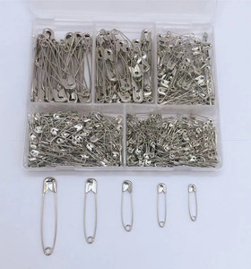 Hot Bán Kim Loại Phụ Kiện Trâm Treo Tag An Toàn Pin Trang Trí Quần Áo Dán Nhãn Bạc Pin An Toàn Màu Kết Hợp - Product Image 5