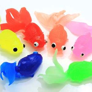 Accessoires de décoration intérieure, poissons en résine en silicone 3D néon en plastique, poissons gommeux, cabochons, bricolage, bijoux kawaii, pendentifs, porte-clés - Product Image 5